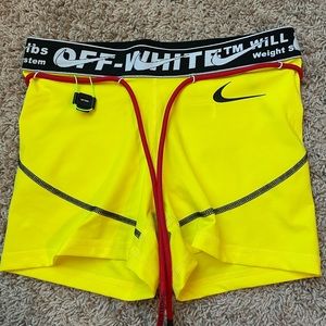 New Off White Nike shorts, size small
